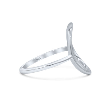 Precious Oval Round Friendship Stylish Oxidized Fascinating Band Thumb Ring